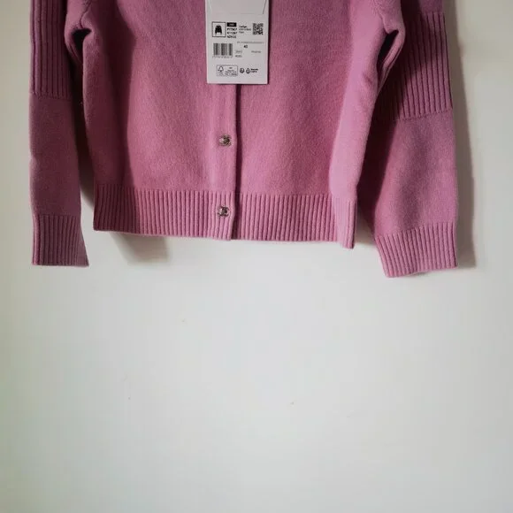 NEW Chanel Pink Cashmere Wool Cardigan - Picture 4 of 14